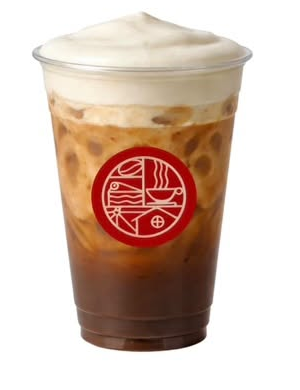 Brown Sugar Shaken Espresso served in a Lika's Bakery cup